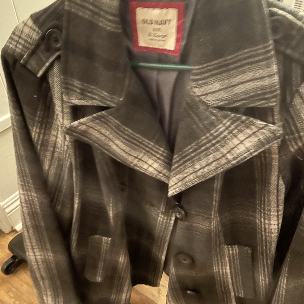 Old navy grey and white women jacket